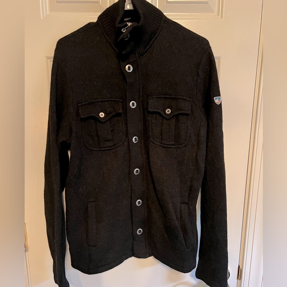 Kuhl Wool Jacket Men’s Medium Black Colorway